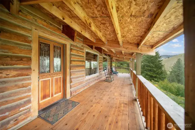 Covered Entry, Wrap Around Deck