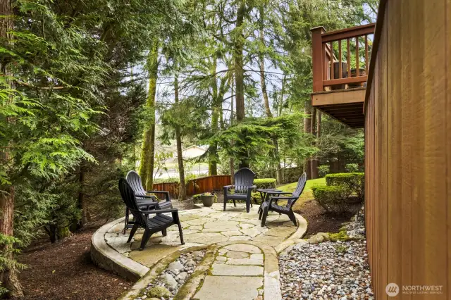 Backyard patio