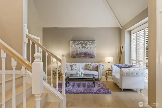 Hardwood floors throughout