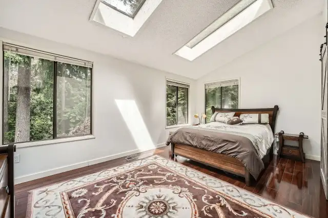 Skylights in the Main bedroom