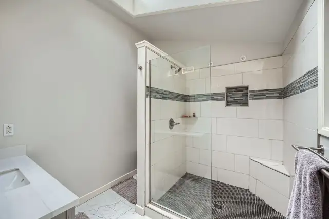 Upgraded Main Bathroom with walk in shower
