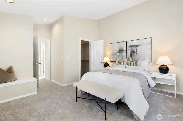 Brand new carpet throughout