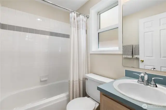 Ground level bathroom