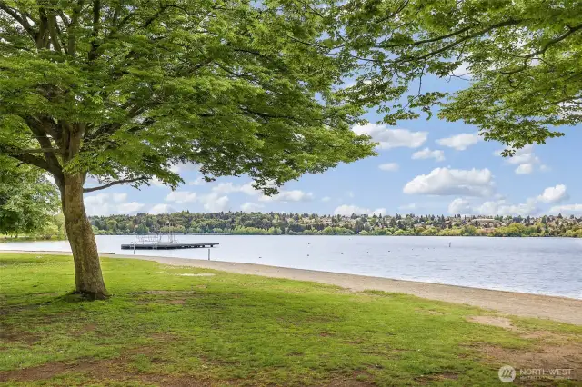 Green Lake is the perfect spot to walk or jog.