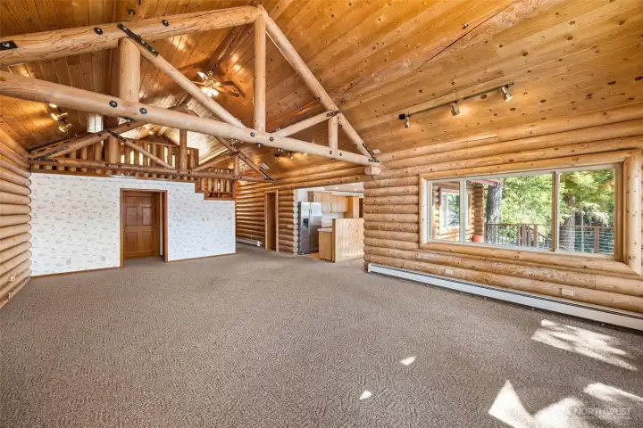 Soaring ceilings, an open loft, and views that steal the show.