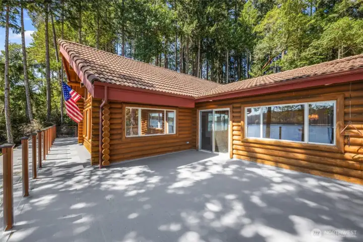 Step outside and take it all in — a spacious wraparound deck with views that wow.