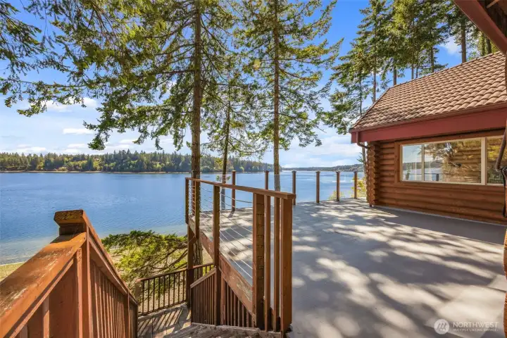 Step outside and take it all in — a spacious wraparound deck with views that wow.