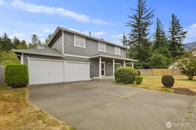 large driveway