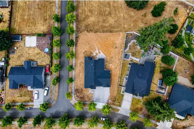 Home is situated on corner lot with over 1/3 acre
