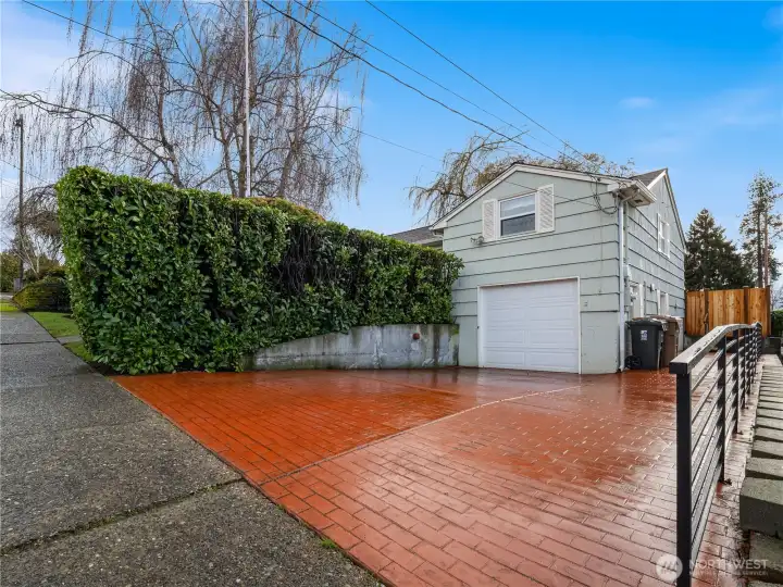 There is ample parking offered in/near the garage, as well as on the street.