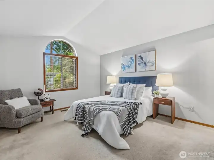 Main floor primary suite