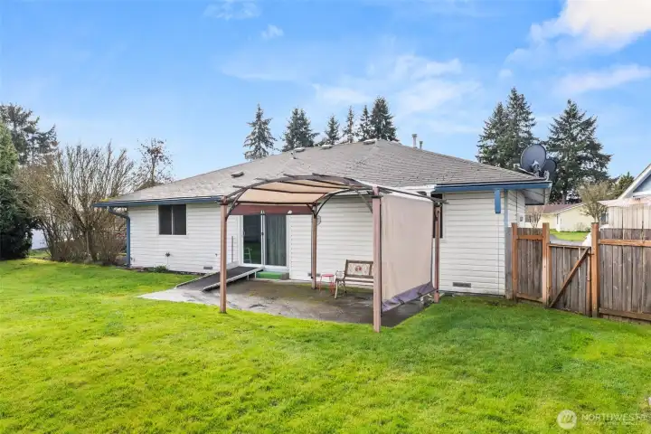 Back Patio with Gazebo