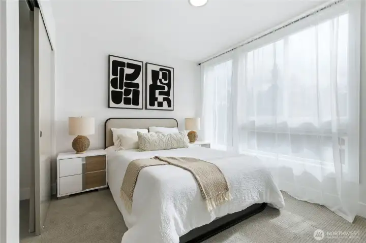 Spacious additional bedrooms.