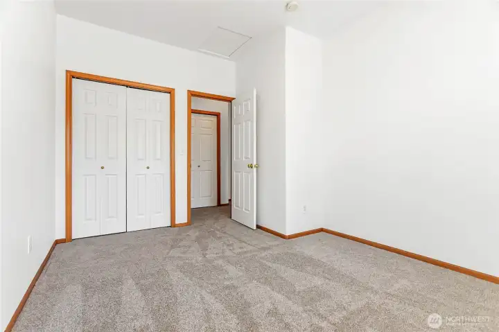 2nd bedroom faces west