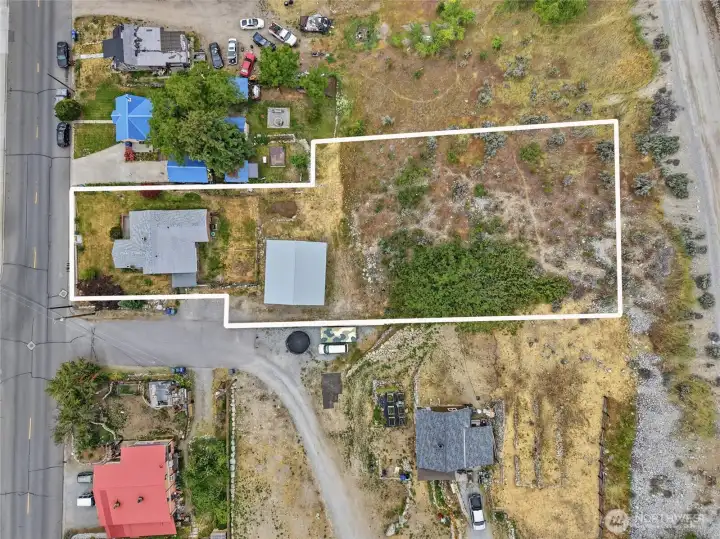 Lots of space behind the home to build