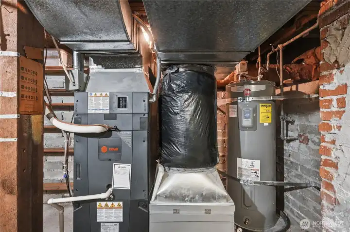 Furnace and new heat pump
