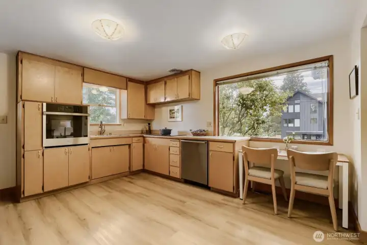 Main Floor Kitchen with Eating Space