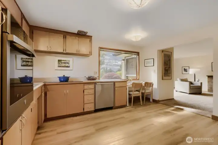 Main Floor Kitchen with Eating Space