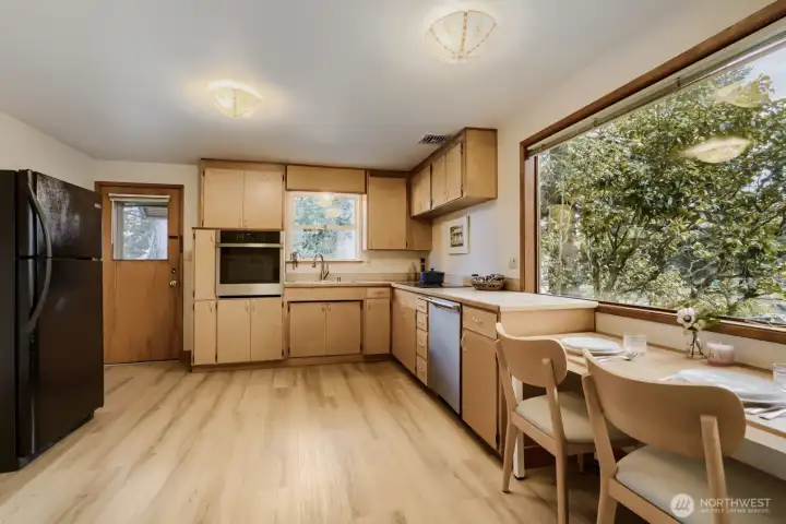 Main Floor Kitchen with Eating Space