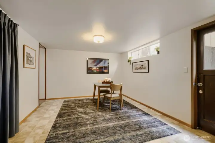 Lower Floor Bonus Room
