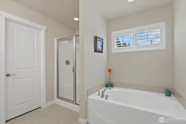 Primary bathroom Primary bathroom