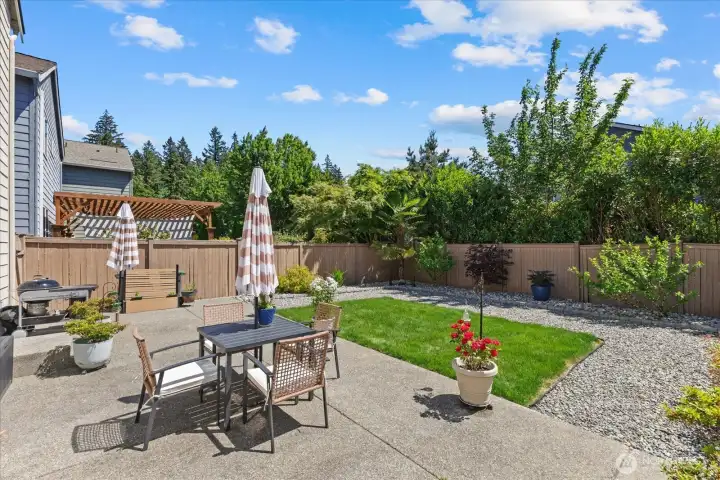 Fully Landscaped backyard Fully Landscaped backyard