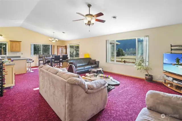 Living Room with Territorial Views