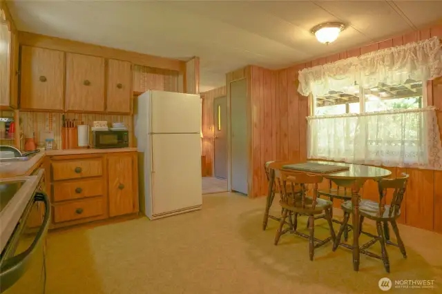 Additional bedrooms and utility room off kitchen.