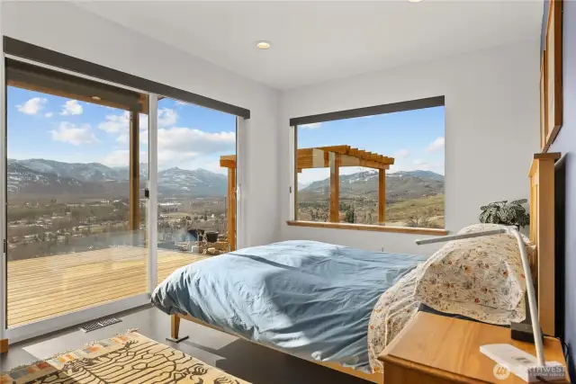 View the skies from the comfort of your bed!!