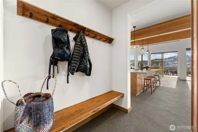 Charming & Practical Entry