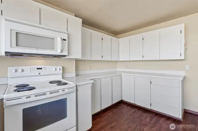 Ample kitchen storage