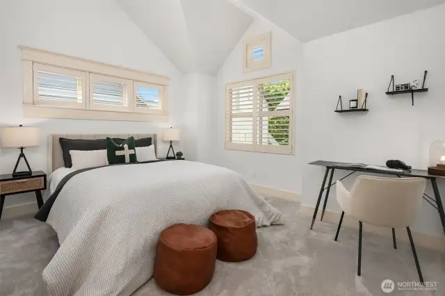 Two primary bedrooms in this roomy home!