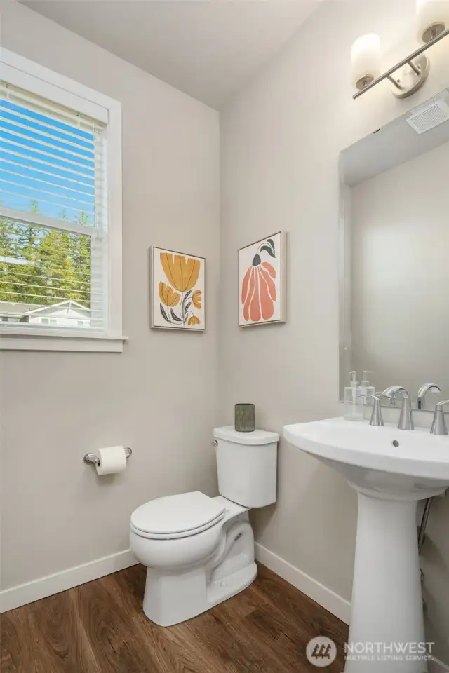 Powder room.
