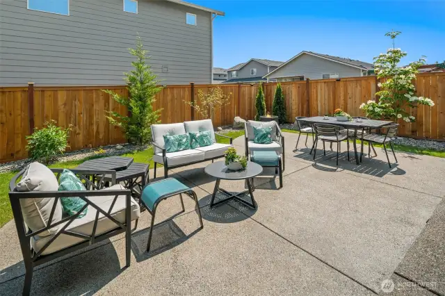 A perfect outdoor space!