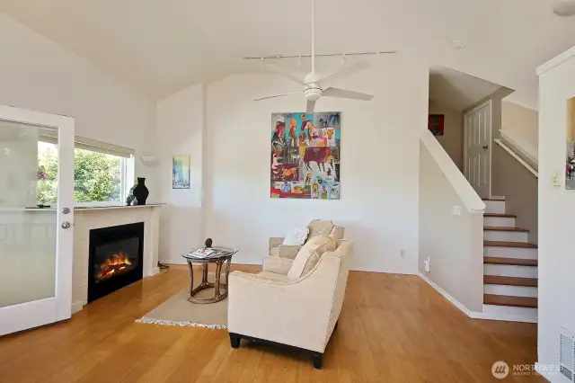 2nd Floor Great Room w/ propane fireplace insert