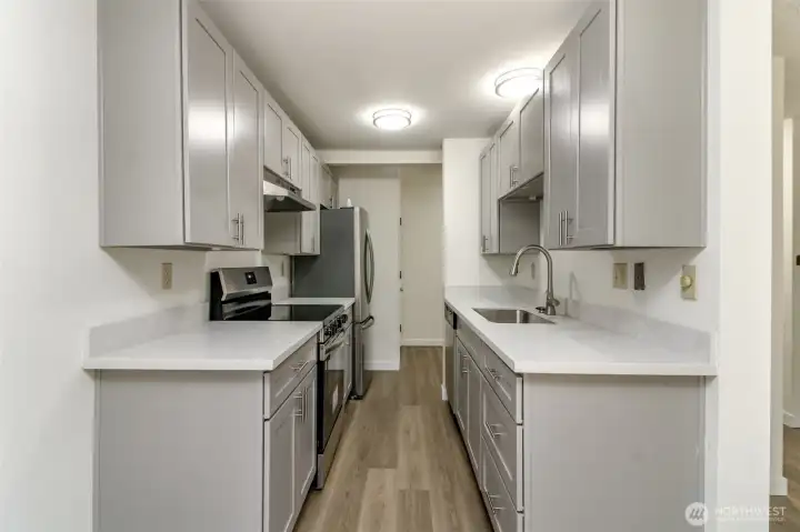 Completely redone! All brand new, never used, appliances stay!