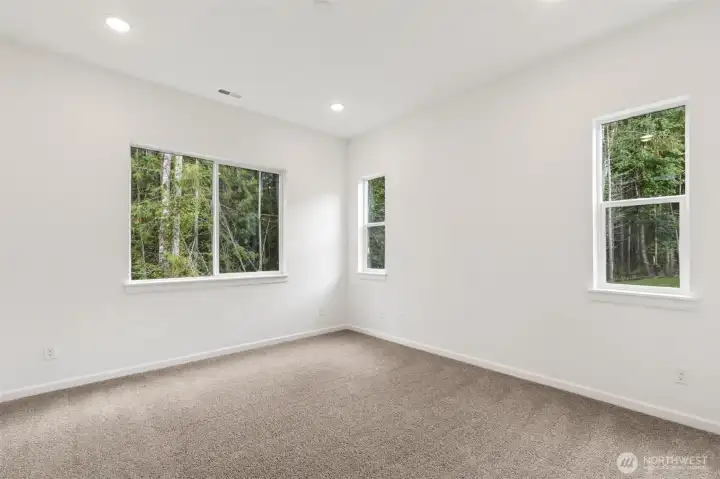 ***Actual Home ***  Primary bedroom with lots of light