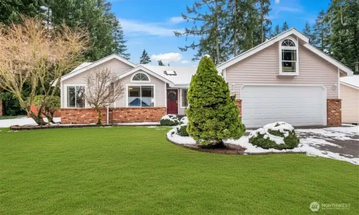 Rare Gig Harbor Rambler in the quiet Plum Tree neighborhood. This single-level home sits on a sprawling level lot, offering a rare suburban luxury just moments from Uptown Gig Harbor shopping and dining.