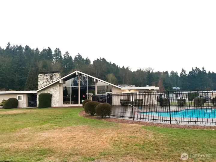 club house with pool