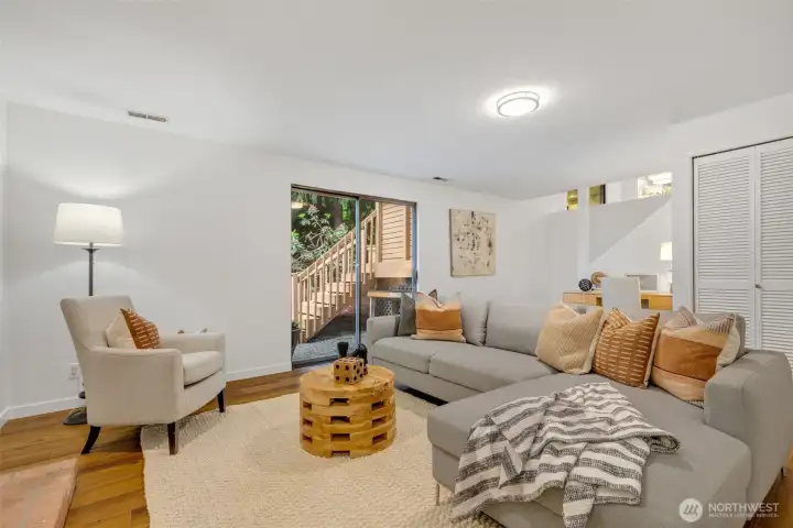 Perfect for movie nights, a playroom, home office,  gym, or guest hangout