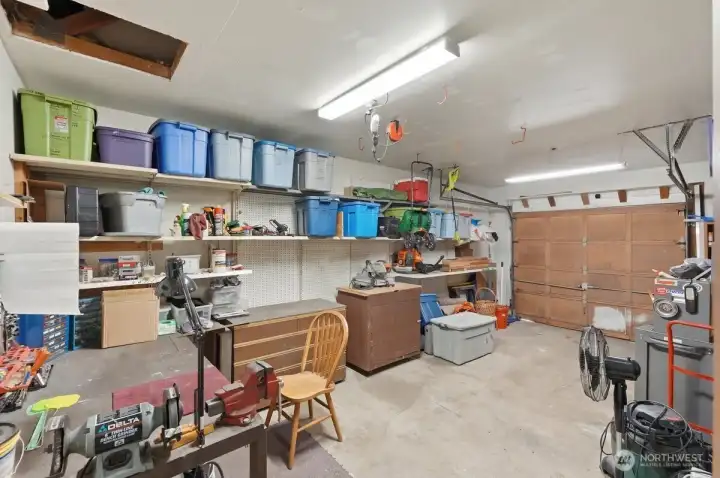 Lots of Storage in Garage