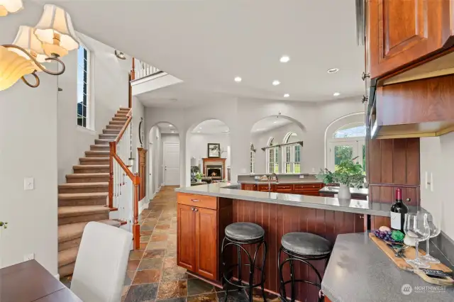 2nd staircase to family room