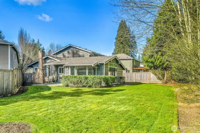 Unit B - Huge fenced backyard!