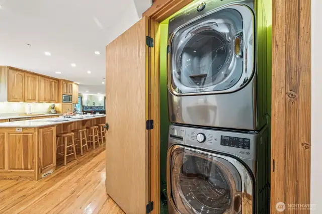 Downstairs laundry.