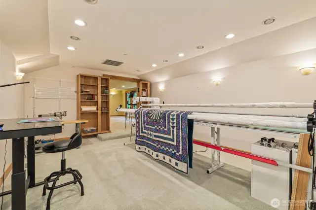 Hidden room upstairs.
