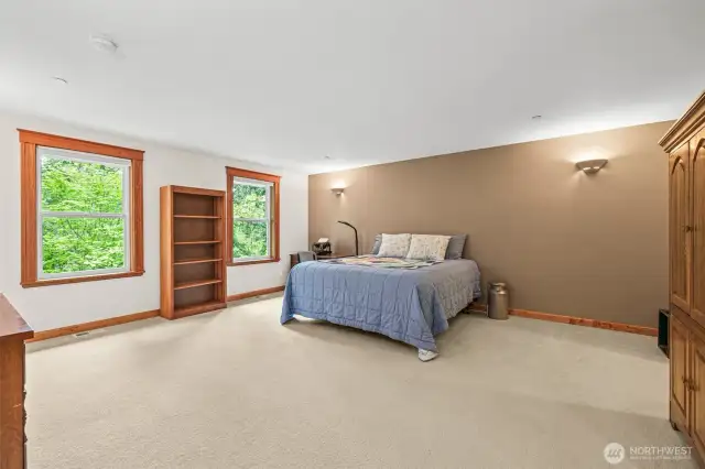 Upstairs primary bedroom.