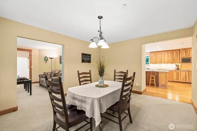 Formal dining room.