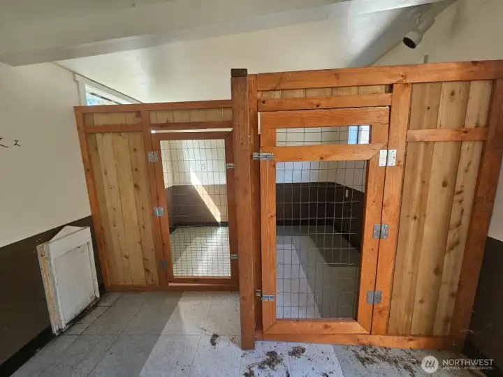 Interior of Dog Kennel