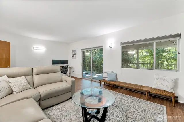 Access to downstairs covered patio
