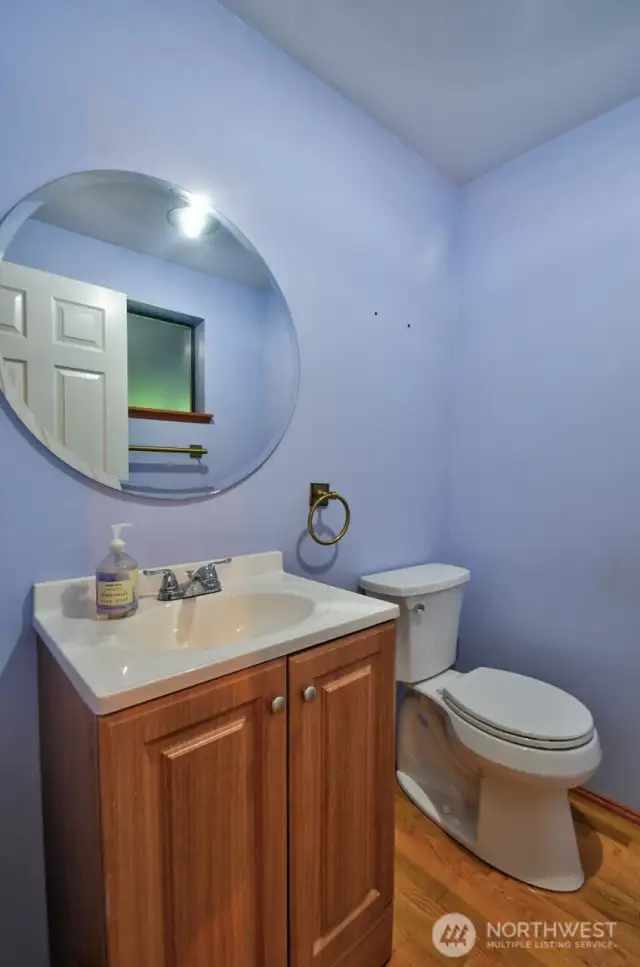 Main floor 1/2 bath.